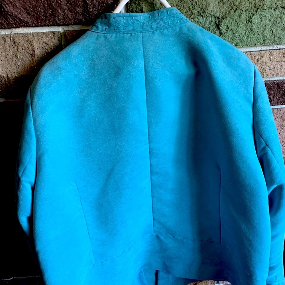 Faux suede jacket